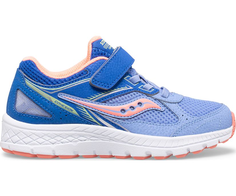 Gyerek Saucony Cohesion 14 A/C Tornacipő Kék Korall | HU 548TCE